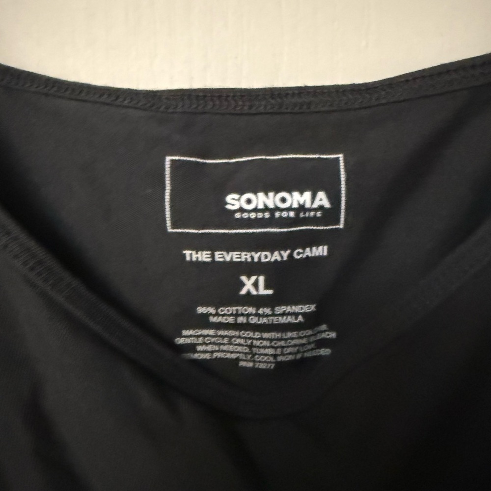 Sonoma Black Camisole Top - Picture 2 of 3
